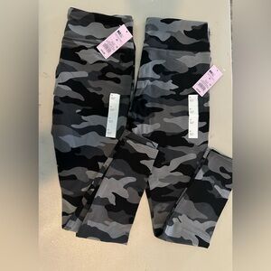 BCI women’s medium camo leggings- 2 pair- nwt
